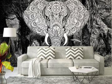 ELEPHANT HEAD - Washable nonwoven wallpaper by Architects Paper - view 2